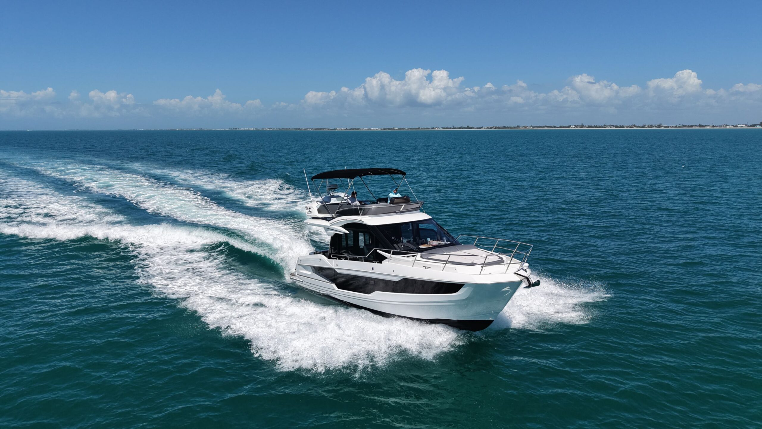 sunset boat charter naples, best sunset Naples FL private yacht Galeon 400 Fly